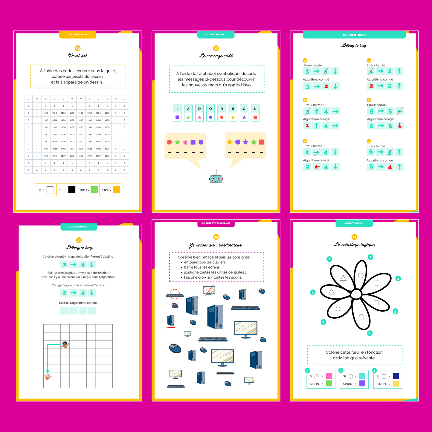 Le cahier d'activité COLORI - 3-6 ans