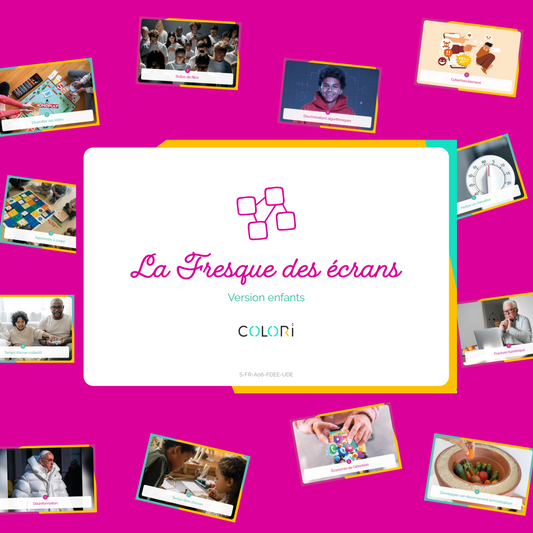 Jeu de cartes - La Fresque des écrans - Enfants